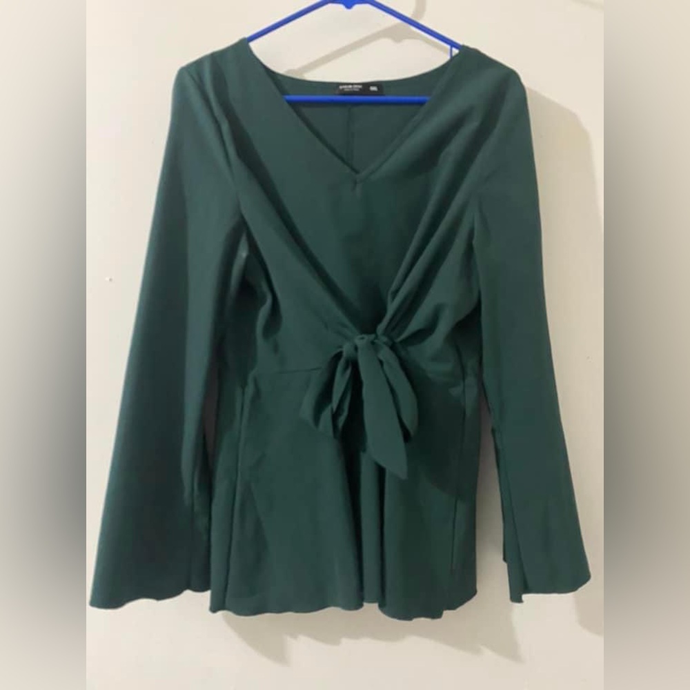 Green dress blouse